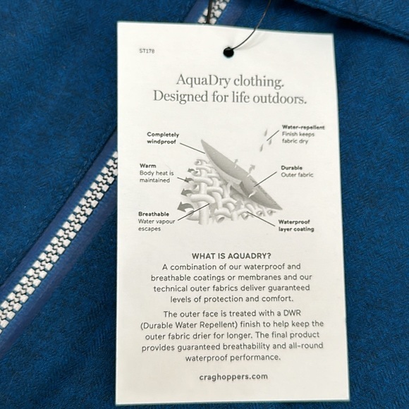 Craghoppers KIRSTEN JACKET - Poseidon Blue Marled - Picture 12 of 16